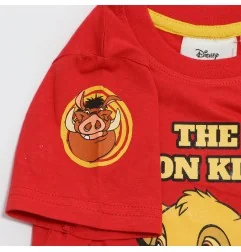 Disney Lion King Παιδικό Κοντομάνικο μπλουζάκι για αγόρια (DIS KL 52 02 A573 red)