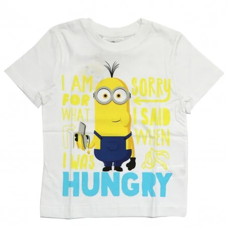 Minions Παιδικό Κοντομάνικο μπλουζάκι για αγόρια (MIN 52 02 702 white) - Κοντομάνικα μπλουζάκια