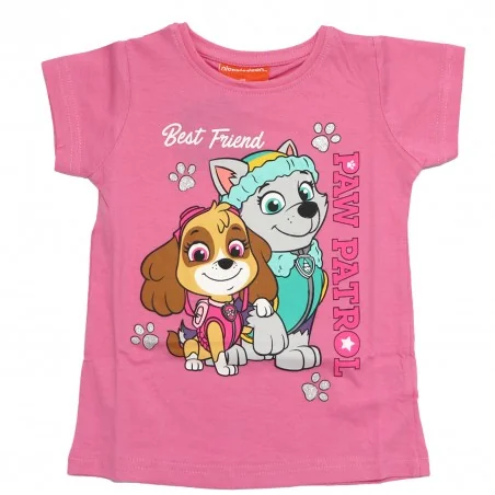 Paw Patrol Παιδικό Κοντομάνικο Μπλουζάκι Για Κορίτσια (PAW 52 02 2247 W Pink) - Κοντομάνικα μπλουζάκια