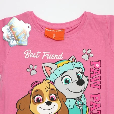Paw Patrol Παιδικό Κοντομάνικο Μπλουζάκι Για Κορίτσια (PAW 52 02 2247 W Pink)