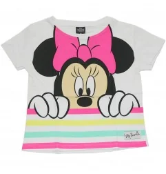 Disney Minnie Mouse Παιδικό Κοντομάνικο Μπλουζάκι για κορίτσια (DIS MF 52 02 A533 white) - Κοντομάνικα μπλουζάκια