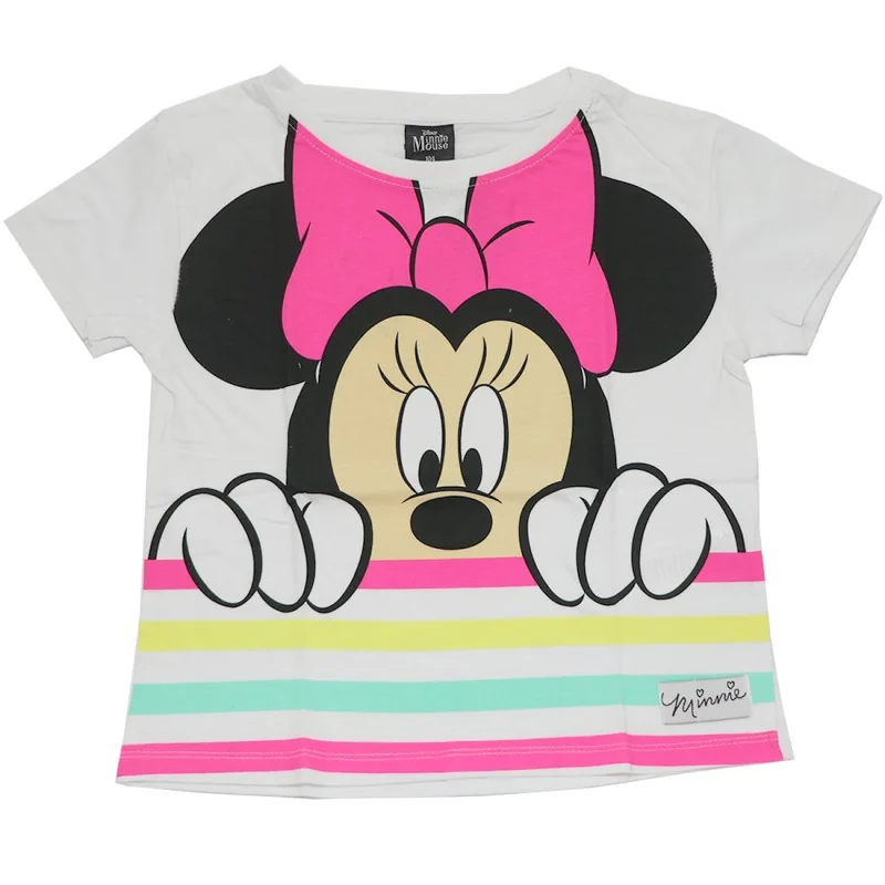 Disney Minnie Mouse Παιδικό Κοντομάνικο Μπλουζάκι για κορίτσια (DIS MF 52 02 A533 white) Disney Minnie Mouse Παιδικό Κοντομάνικο Μπλουζάκι για κορίτσια (DIS MF 52 02 A533 white)