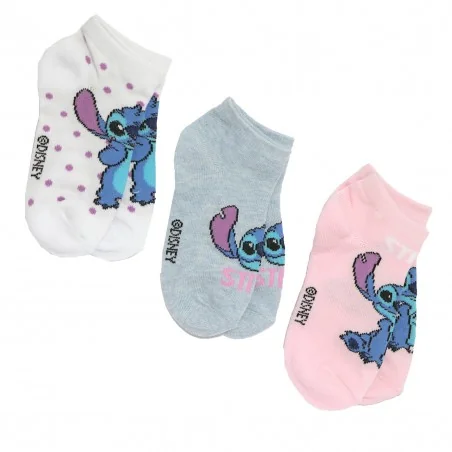 Disney Lilo & Stitch παιδικές κοντές κάλτσες σετ 3 ζευγάρια (DIS LIS 52 34 C154 3-PACK) - Κάλτσες κοντές κορίτσι