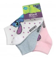 Disney Lilo & Stitch παιδικές κοντές κάλτσες σετ 3 ζευγάρια (DIS LIS 52 34 C154 3-PACK)