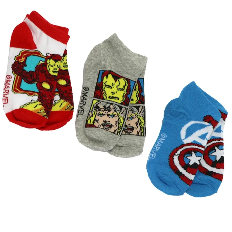 Marvel Avengers παιδικές κοντές κάλτσες σετ 3 ζευγάρια (AV 52 34 568 3-PACK) Marvel Avengers παιδικές κοντές κάλτσες σετ 3 ζευγάρια (AV 52 34 568 3-PACK)
