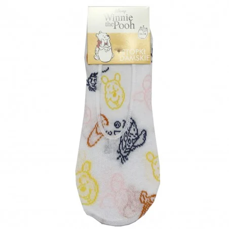 Disney Winnie The Pooh Γυναικείες κοντές Κάλτσες Μπαλαρίνα (DIS BP 53 34 A904 White)