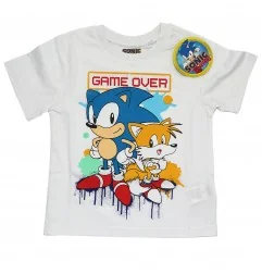 Sonic Παιδική Καλοκαιρινή Πιτζάμα για αγόρια (SONIC 52 04 011 White)