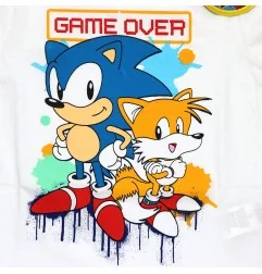 Sonic Παιδική Καλοκαιρινή Πιτζάμα για αγόρια (SONIC 52 04 011 White) - Πιτζάμες