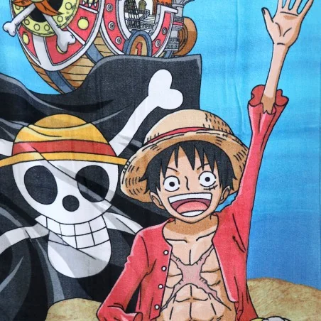 One Piece Βαμβακερή Πετσέτα θαλάσσης 70x140εκ. (AYM-001OP-BT)