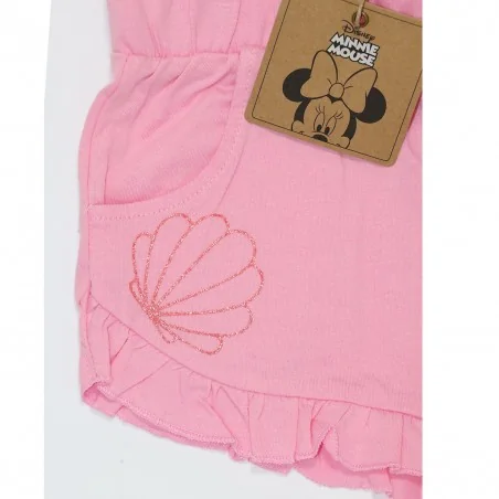Disney Minnie Mouse Παιδικό Σορτς Για Κορίτσια - οργανικό βαμβάκι (EV1052 pink)