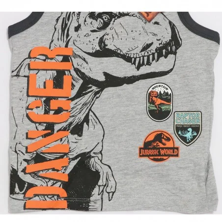 Jurassic World Παιδική Καλοκαιρινή πιτζάμα Για Αγόρια (EV2050 grey) Jurassic World Παιδική Καλοκαιρινή πιτζάμα Για Αγόρια (EV2050 grey)