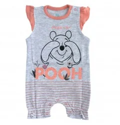Βρεφικό Καλοκαιρινό Φορμάκι Disney Baby Winnie The Pooh "Peek-a-Pooh" (DIS BP 51 05 1375 Grey) - Καλοκαιρινά φορμάκια