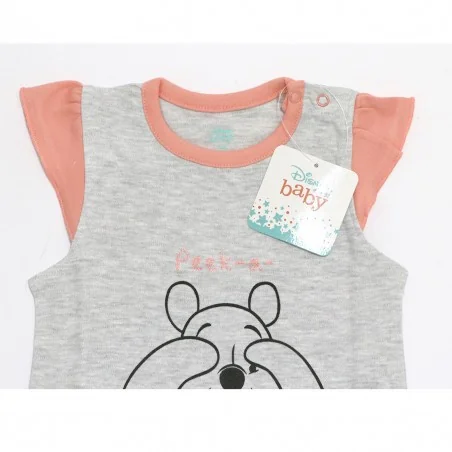 Βρεφικό Καλοκαιρινό Φορμάκι Disney Baby Winnie The Pooh "Peek-a-Pooh" (DIS BP 51 05 1375 Grey)