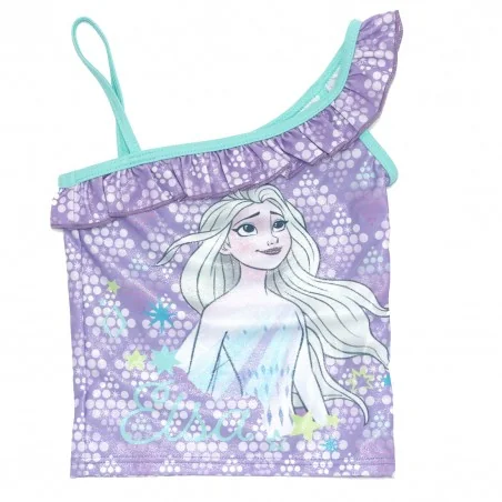 Disney Frozen Παιδικό Μαγιό Tanquini για κορίτσια (EV1801 purple)