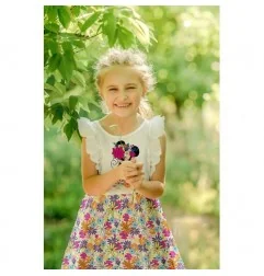 Disney Minnie Mouse Παιδικό καλοκαιρινό Φορεματάκι για κοριτσία (WE1088 White)
