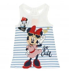 Disney Minnie Mouse Παιδικό καλοκαιρινό Φορεματάκι για κορίτσια (WE1227 White) - Καλοκαιρινά φορέματα