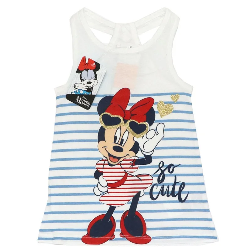 Disney Minnie Mouse Παιδικό καλοκαιρινό Φορεματάκι για κορίτσια (WE1227 White) Disney Minnie Mouse Παιδικό καλοκαιρινό Φορεματάκι για κορίτσια (WE1227 White)