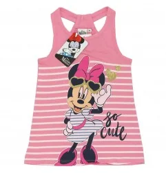 Disney Minnie Mouse Παιδικό καλοκαιρινό Φορεματάκι για κοριτσία (WE1227 Pink) - Καλοκαιρινά φορέματα