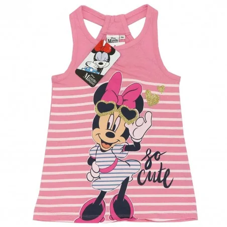 Disney Minnie Mouse Παιδικό καλοκαιρινό Φορεματάκι για κορίτσια (WE1227 Pink) - Καλοκαιρινά φορέματα