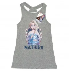 Disney Frozen Παιδικό καλοκαιρινό Φορεματάκι για κορίτσια (WE1124 Grey) - Καλοκαιρινά φορέματα