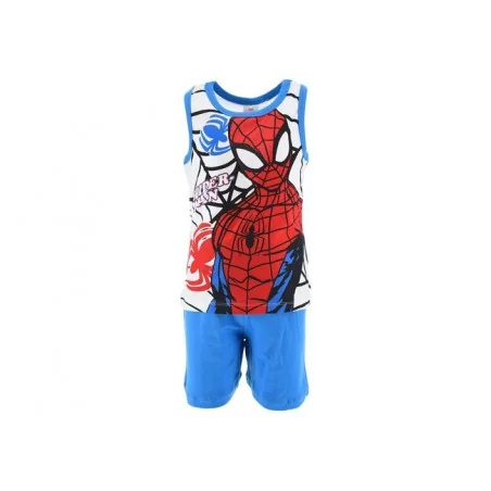 Marvel Spiderman παιδική Καλοκαιρινή πιτζάμα για αγόρια (WE2001 Blue)