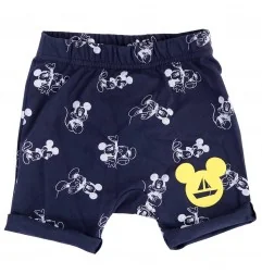 Βρεφικό Βαμβακερό Σορτς Disney Baby Mickey Mouse "Nautical" - Navy Μπλε (UE0038) - Σορτς/ Βερμούδες