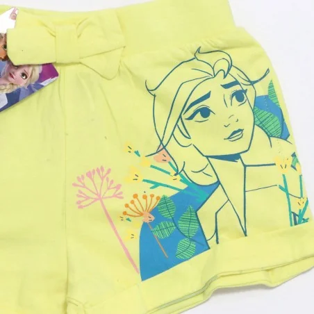 Disney Frozen Παιδικό Σορτς Για Κορίτσια (WE1185 Yellow)