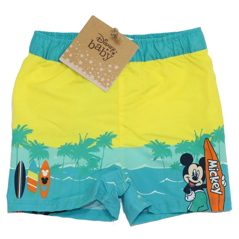 Disney Mickey Mouse βρεφικό Μαγιό Σορτς για αγόρια (WE0222 Yellow) Disney Mickey Mouse βρεφικό Μαγιό Σορτς για αγόρια (WE0222 Yellow)