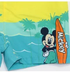 Disney Mickey Mouse βρεφικό Μαγιό Σορτς για αγόρια (WE0222 Yellow) - Βρεφικά μαγιό