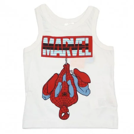 Marvel Spiderman παιδική Καλοκαιρινή πιτζάμα για αγόρια (WE2006 white)