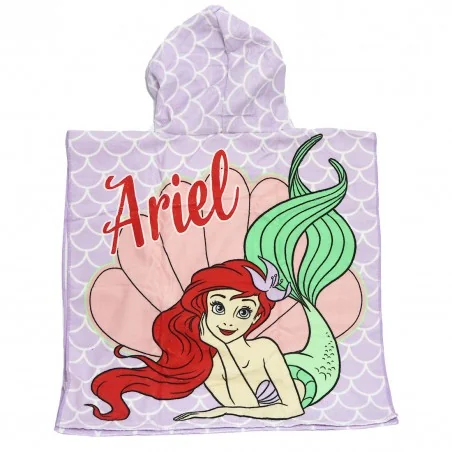 Disney Princess Ariel Παιδικό Πόντσο θαλάσσης 60x120εκ. (ARJ162861B)