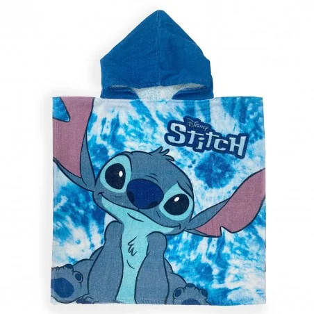 Disney Lilo & Stitch Παιδικό βαμβακερό Πόντσο θαλάσσης 55x110εκ. (LIL24-2006CG)