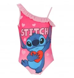 Disney Lilo & Stitch Παιδικό Μαγιό ολόσωμο για κορίτσια (LIL23-0134Pink) - Ολόσωμα μαγιό