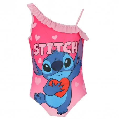 Disney Lilo & Stitch Παιδικό Μαγιό ολόσωμο για κορίτσια (LIL23-0134Pink) - Ολόσωμα μαγιό
