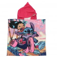 Disney Lilo & Stitch Παιδικό Πόντσο θαλάσσης 50x100εκ. (LIL24-3623) - Πόντσο θαλάσσης