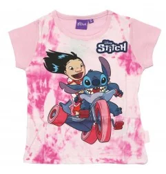 Disney Lilo & Stitch Παιδικό Κοντομάνικο Μπλουζάκι για κορίτσια (LIL24-1025Pink) - Κοντομάνικα μπλουζάκια