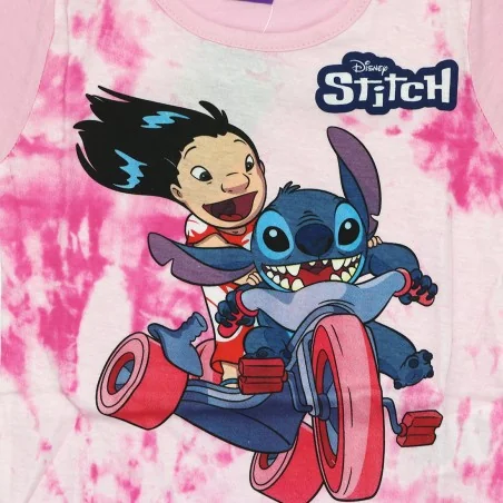Disney Lilo & Stitch Παιδικό Κοντομάνικο Μπλουζάκι για κορίτσια (LIL24-1025Pink)