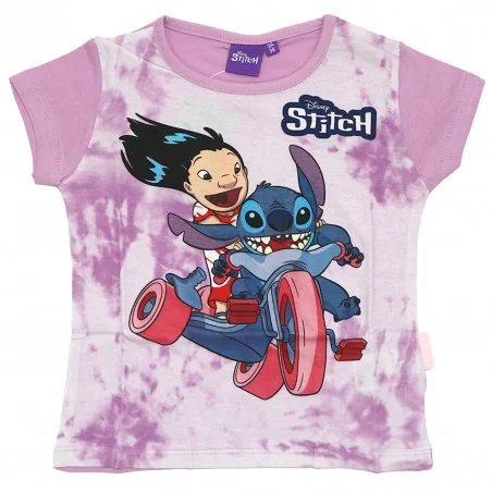 Disney Lilo & Stitch Παιδικό Κοντομάνικο Μπλουζάκι για κορίτσια (LIL24-1025Lila) - Κοντομάνικα μπλουζάκια