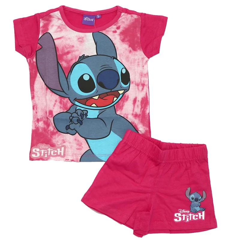 Disney Lilo & Stitch Παιδική Καλοκαιρινή Πιτζάμα για κορίτσια (LIL24-1325-POLFux)