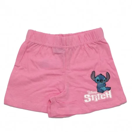 Disney Lilo & Stitch Παιδική Καλοκαιρινή Πιτζάμα για κορίτσια (LIL24-1325-POLPink)