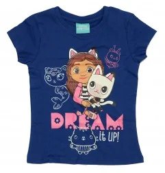 Gabby's Dollhouse Παιδικό Κοντομάνικο Μπλουζάκι για κορίτσια (40614 Blue) - Κοντομάνικα μπλουζάκια