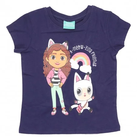 Gabby's Dollhouse Παιδικό Κοντομάνικο Μπλουζάκι για κορίτσια (40614 Violet)