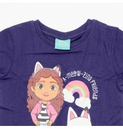 Gabby's Dollhouse Παιδικό Κοντομάνικο Μπλουζάκι για κορίτσια (40614 Violet) - Κοντομάνικα μπλουζάκια