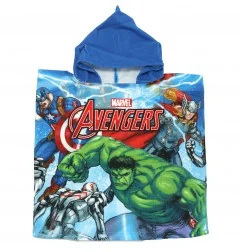 Marvel Avengers Hulk Παιδικό Πόντσο θαλάσσης 50x100εκ. (2023AV001) - Πόντσο θαλάσσης