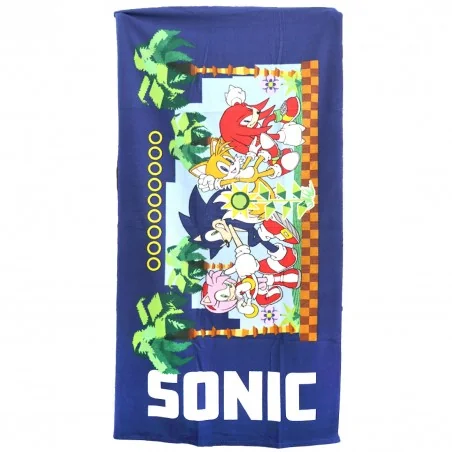 Sonic παιδική Πετσέτα Θαλάσσης 70x140εκ. (AYM070385) - Πετσέτες Θαλάσσης