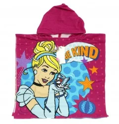 Disney Princess Παιδικό Πόντσο θαλάσσης 55x110εκ. (EXK335431) - Quick dry - Microfiber Πόντσο