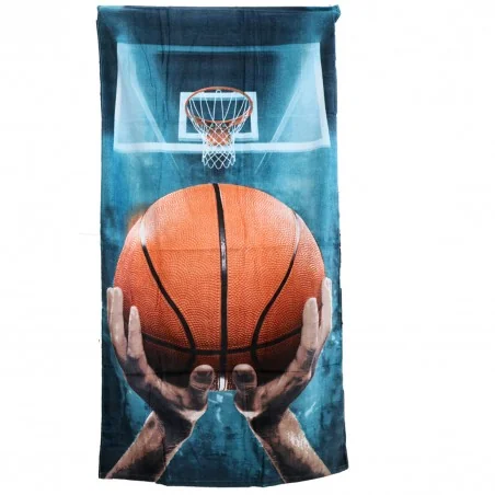 Bαμβακερή Πετσέτα θαλάσσης Basketball 70x140εκ. (JFK021774) - Πετσέτες Βαμβακερές