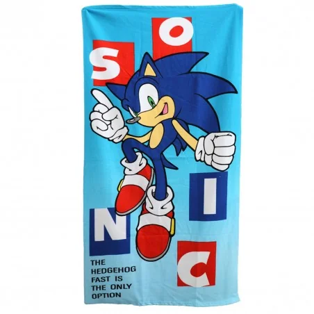 Sonic παιδική Πετσέτα Θαλάσσης 70x140εκ. (SNXEX1879) - Πετσέτες Θαλάσσης