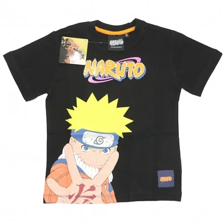 Naruto κοντομάνικο μπλουζάκι για αγόρια (NAR24-0648 Black)