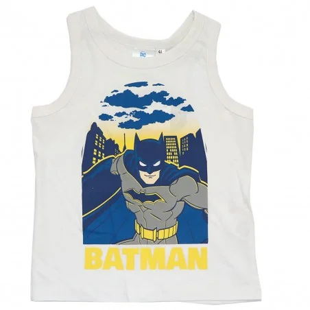 Batman Παιδικό Αμάνικο Μπλουζάκι Για αγόρια (WE1197 white) - Αμάνικα μπλουζάκια
